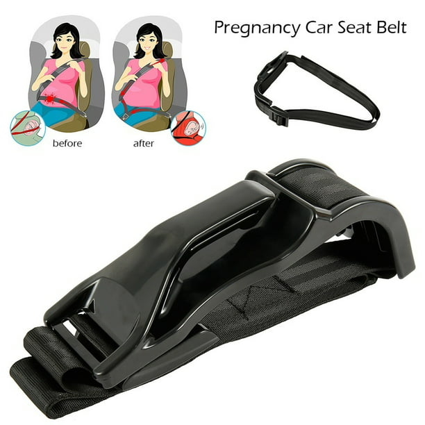 Pregnancy Maternity Seatbelt Safety Seat Belt Extender Adjuster BLACK